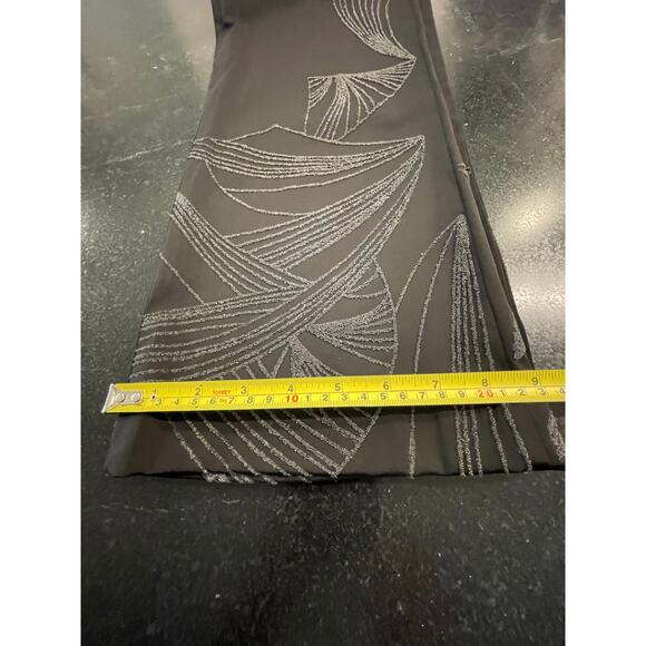 Express Black embellished flare leg dressy slacks/pants  9/10 - Picture 7 of 11